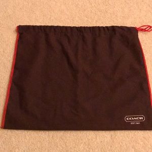 Authentic Coach dust bag (medium)
